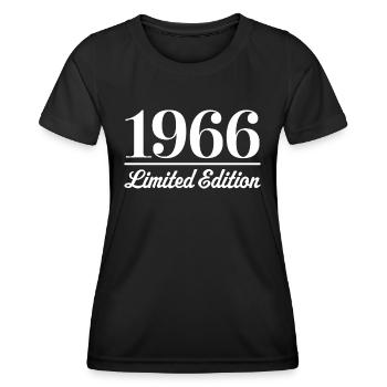 1966 Limitierte Auflage - Frauen Funktions-T-Shirt - Schwarz - Vorne - AI Model Female 172 light (172cm)