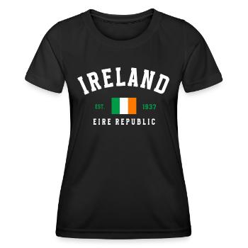 Ireland Eire Republic - Women's Functional T-Shirt - black - Front - AI Model Female 172 light (172cm)