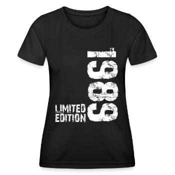 1989 Geburtstag T-Shirt Retro - Frauen Funktions-T-Shirt - Schwarz - Vorne - AI Model Female 172 light (172cm)
