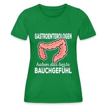 Gastroenterologie Gastroenterologe - Frauen Funktions-T-Shirt - Kelly Green - Vorne - AI Model Female 172 dark (172cm)