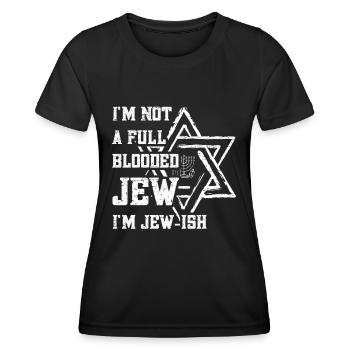 Judaïsme israélite hannukah hannukah - T-shirt sport Femme - noir - Devant - AI Model Female 172 light (172cm)