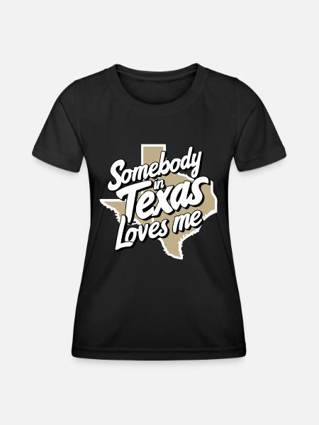 Texas State Texans Texas - Women's Functional T-Shirt - black