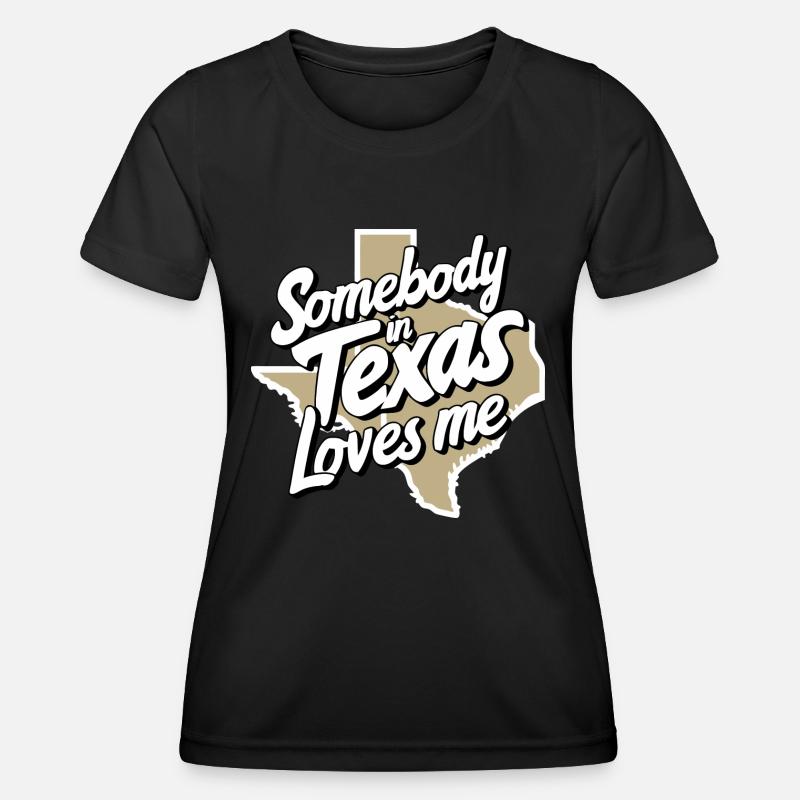 Texas State Texans Texas - Women's Functional T-Shirt - black
