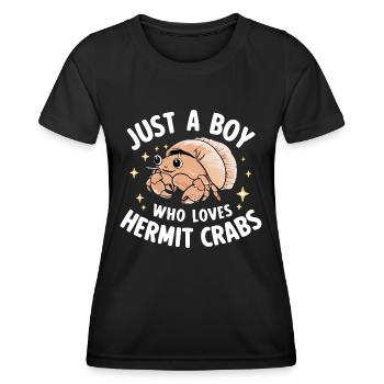 Crabe Crabe Crabe Crabe Crabe Crabe - T-shirt sport Femme - noir - Devant - AI Model Female 172 light (172cm)