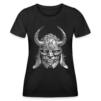 Evil Samurai – Show your sinister strength! - Women's Functional T-Shirt - black - Front - AI Model Female 172 light (172cm)
