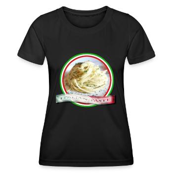 Spaghetti, Italian taste - Women's Functional T-Shirt - black - Front - AI Model Female 172 light (172cm)