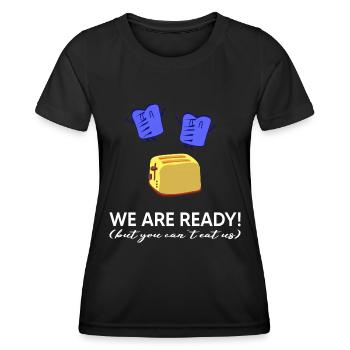 ukraine slava ukraini zelenskyi ukrainian - Women's Functional T-Shirt - black - Front - AI Model Female 172 light (172cm)