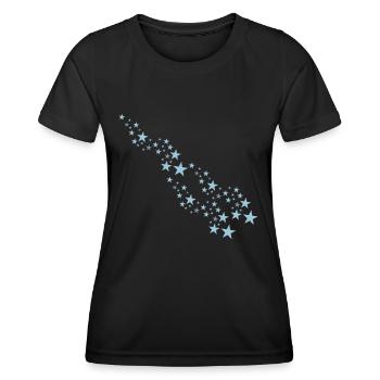 stars - T-shirt sport Femme - noir - Devant - AI Model Female 172 light (172cm)
