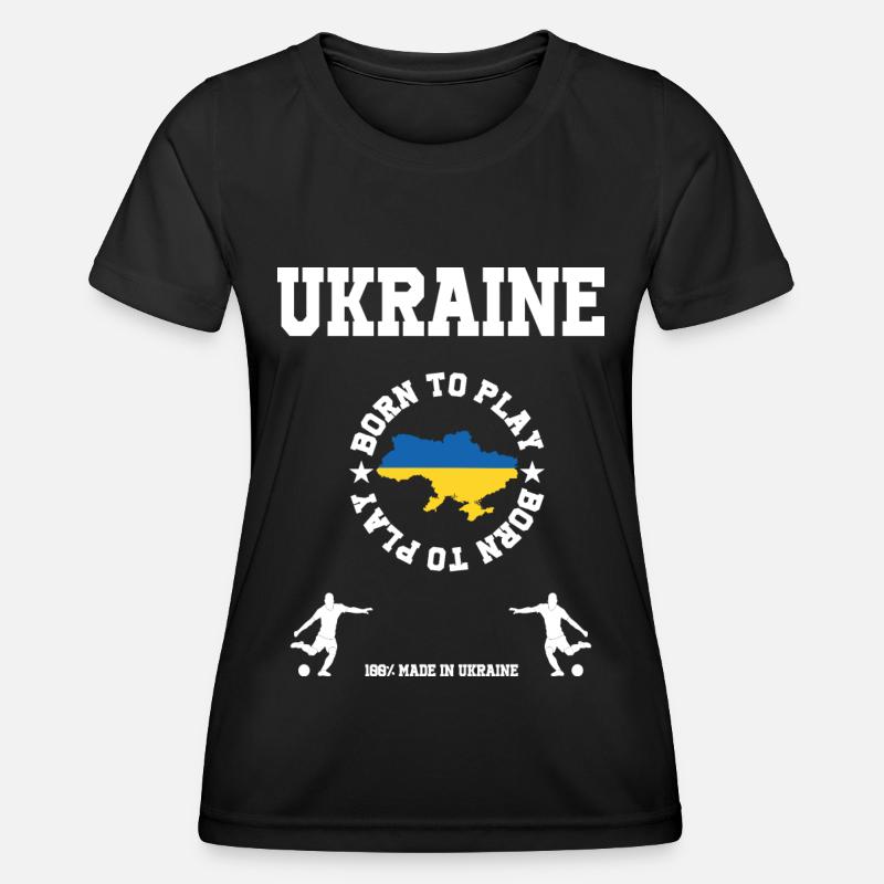 Ukraine - Women's Functional T-Shirt - black