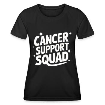 Cancer Awareness Cancer Breast Cancer - Women's Functional T-Shirt - black - Front - AI Model Female 172 light (172cm)