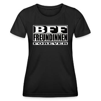 Geschenkidee Freundin schwester - Frauen Funktions-T-Shirt - Schwarz - Vorne - AI Model Female 172 light (172cm)