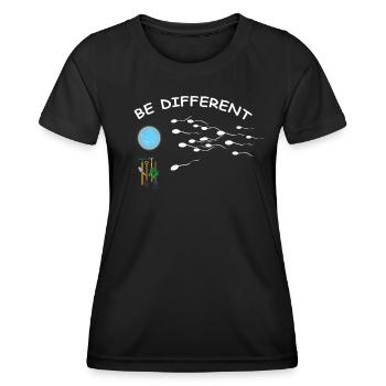 Accessoires jardinier Motif de jardin - T-shirt sport Femme - noir - Devant - AI Model Female 172 light (172cm)