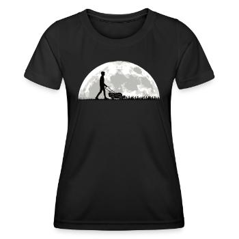 Accessoires jardinier Motif de jardin - T-shirt sport Femme - noir - Devant - AI Model Female 172 light (172cm)
