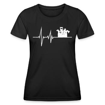 DIY Gift Idea Craftsmen - Women's Functional T-Shirt - black - Front - AI Model Female 172 light (172cm)