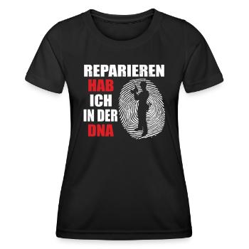 Heimwerker Geschenkidee Handwerker - Frauen Funktions-T-Shirt - Schwarz - Vorne - AI Model Female 172 light (172cm)