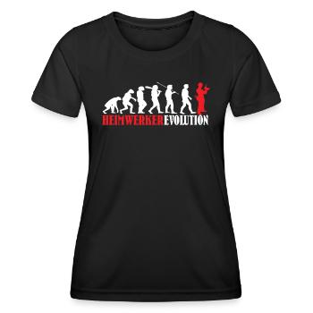 Heimwerker Geschenkidee Handwerker - Frauen Funktions-T-Shirt - Schwarz - Vorne - AI Model Female 172 light (172cm)