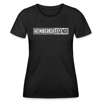 Heimwerker Geschenkidee Handwerker - Frauen Funktions-T-Shirt - Schwarz - Vorne - AI Model Female 172 light (172cm)