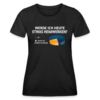 Heimwerker Geschenkidee Handwerker - Frauen Funktions-T-Shirt - Schwarz - Vorne - AI Model Female 172 light (172cm)