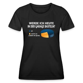 Heimwerker Geschenkidee Handwerker - Frauen Funktions-T-Shirt - Schwarz - Vorne - AI Model Female 172 light (172cm)