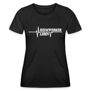 Heimwerker Geschenkidee Handwerker - Frauen Funktions-T-Shirt - Schwarz - Vorne - AI Model Female 172 light (172cm)
