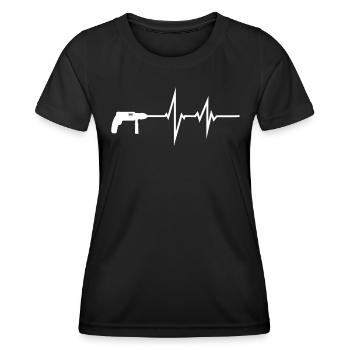 DIY Gift Idea Craftsmen - Women's Functional T-Shirt - black - Front - AI Model Female 172 light (172cm)
