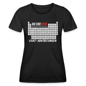 Lehrer Zubehör für deinen Humor - Frauen Funktions-T-Shirt - Schwarz - Vorne - AI Model Female 172 light (172cm)