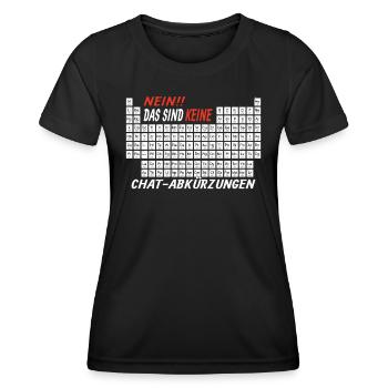 Lehrer Zubehör für deinen Humor - Frauen Funktions-T-Shirt - Schwarz - Vorne - AI Model Female 172 light (172cm)