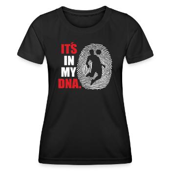 Fußballzubehör Geschenkidee Fußballfan - Frauen Funktions-T-Shirt - Schwarz - Vorne - AI Model Female 172 light (172cm)