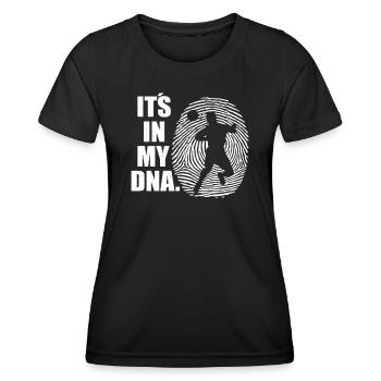 Fußballzubehör Geschenkidee Fußballfan - Frauen Funktions-T-Shirt - Schwarz - Vorne - AI Model Female 172 light (172cm)