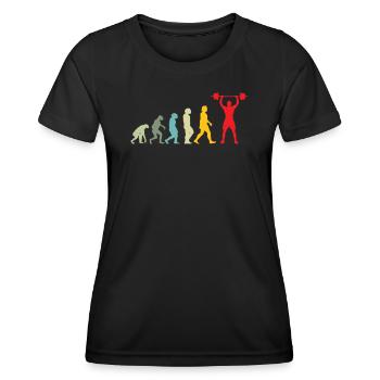 Accessoires de fitness pour athlètes - T-shirt sport Femme - noir - Devant - AI Model Female 172 light (172cm)