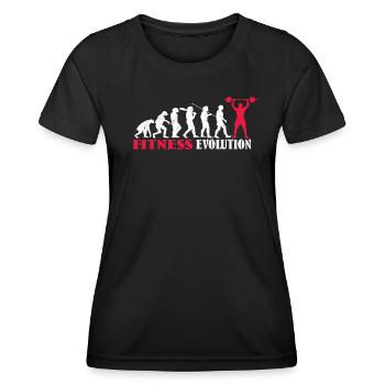 Fitness accessories for athletes - Women's Functional T-Shirt - black - Front - AI Model Female 172 light (172cm)