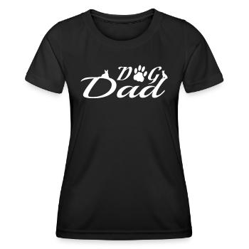 Accessoires pour chiens Propriétaire de chien de berger allemand - T-shirt sport Femme - noir - Devant - AI Model Female 172 light (172cm)