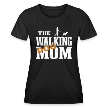 Accessoires pour chiens Rottweiler Propriétaires de chiens - T-shirt sport Femme - noir - Devant - AI Model Female 172 light (172cm)