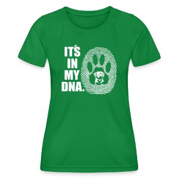 Accessoires pour chiens Rottweiler Propriétaires de chiens - T-shirt sport Femme - vert - Devant - AI Model Female 172 dark (172cm)