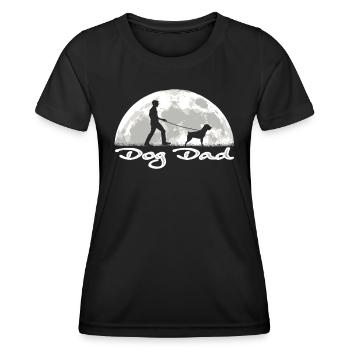 Accessoires pour chiens Rottweiler Propriétaires de chiens - T-shirt sport Femme - noir - Devant - AI Model Female 172 light (172cm)