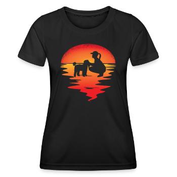 Dog Accessories Poodle Dog Owners - Women's Functional T-Shirt - black - Front - AI Model Female 172 light (172cm)