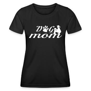 Accessoires pour chiens Terrier Propriétaires de chiens - T-shirt sport Femme - noir - Devant - AI Model Female 172 light (172cm)
