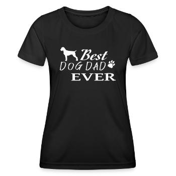 Dogs German Wirehaired Dog Owners - Women's Functional T-Shirt - black - Front - AI Model Female 172 light (172cm)