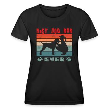 Dogs German Wirehaired Dog Owners - Women's Functional T-Shirt - black - Front - AI Model Female 172 light (172cm)