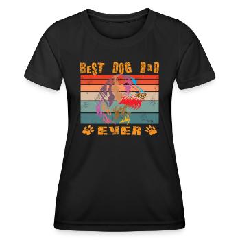 Dogs German Wirehaired Dog Owners - Women's Functional T-Shirt - black - Front - AI Model Female 172 light (172cm)