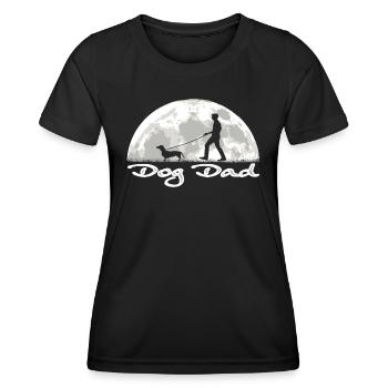 Hunderasse Dackel für Hundeliebhaber - Frauen Funktions-T-Shirt - Schwarz - Vorne - AI Model Female 172 light (172cm)