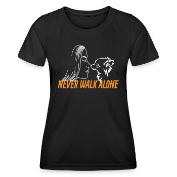 Hund Chihuahua Hundebesitzer Gechenkidee - Frauen Funktions-T-Shirt - Schwarz - Vorne - AI Model Female 172 light (172cm)