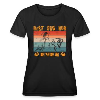 Hund Chihuahua Hundebesitzer Gechenkidee - Frauen Funktions-T-Shirt - Schwarz - Vorne - AI Model Female 172 light (172cm)
