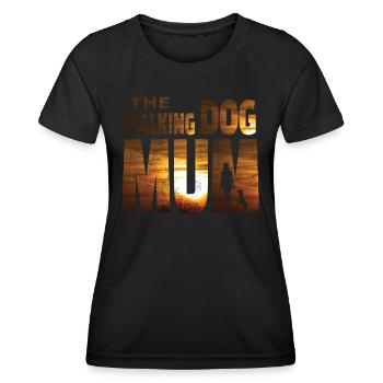 Dog Bulldog Dog Owner Gechenkidee - Women's Functional T-Shirt - black - Front - AI Model Female 172 light (172cm)