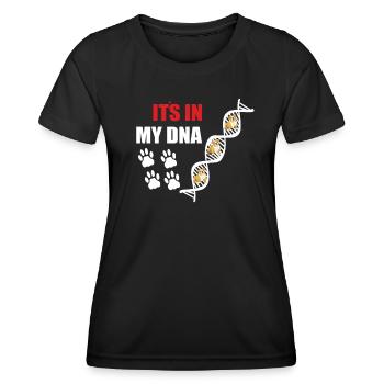 Dog Bulldog Dog Owner Gechenkidee - Women's Functional T-Shirt - black - Front - AI Model Female 172 light (172cm)