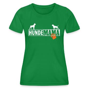 Hund Boxer Hundebesitzer Geschenkidee - Frauen Funktions-T-Shirt - Kelly Green - Vorne - AI Model Female 172 dark (172cm)