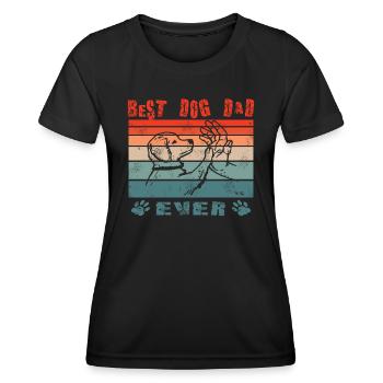 Hund Boxer Hundebesitzer Geschenkidee - Frauen Funktions-T-Shirt - Schwarz - Vorne - AI Model Female 172 light (172cm)