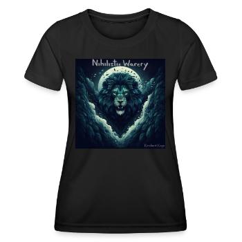 NW - Unverwüstliche Wut - Frauen Funktions-T-Shirt - Schwarz - Vorne - AI Model Female 172 light (172cm)