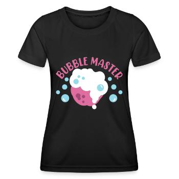 Homemade Soap House-Wife Hobby Crafting - Women's Functional T-Shirt - black - Front - AI Model Female 172 light (172cm)