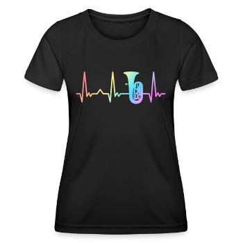 Tuba Tuba Player - Women's Functional T-Shirt - black - Front - AI Model Female 172 light (172cm)
